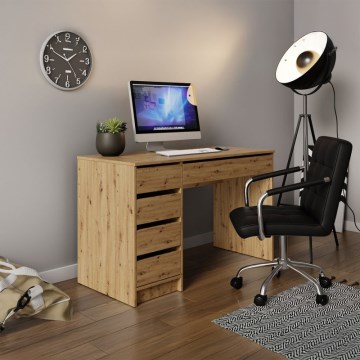 Bureau ADA 76 x 120 cm, chêne artisan