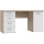 Bureau ARENO blanc/chêne sonoma