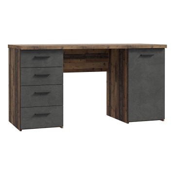 Bureau ARENO marron/graphite