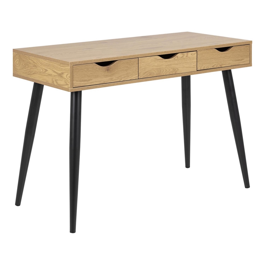 Bureau avec tiroirs ADIS chêne