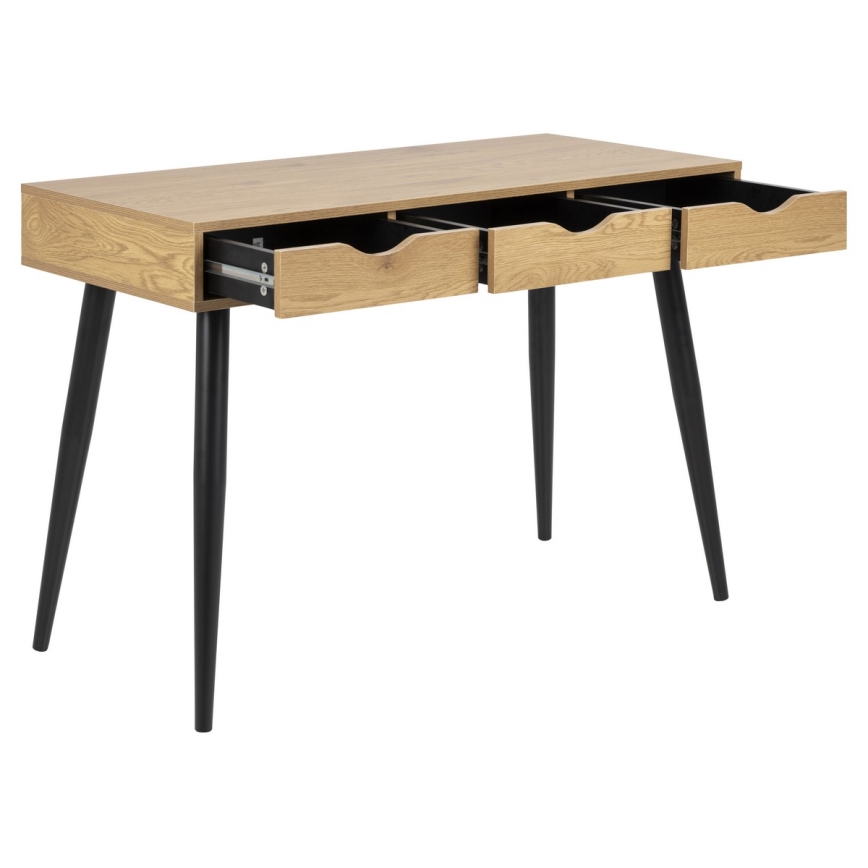 Bureau avec tiroirs ADIS chêne