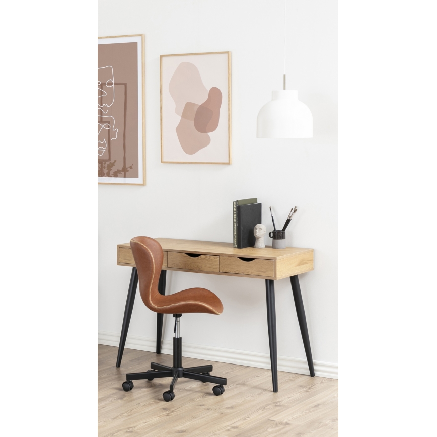 Bureau avec tiroirs ADIS chêne