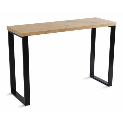 Bureau BLAT 120x40 cm noir/marron