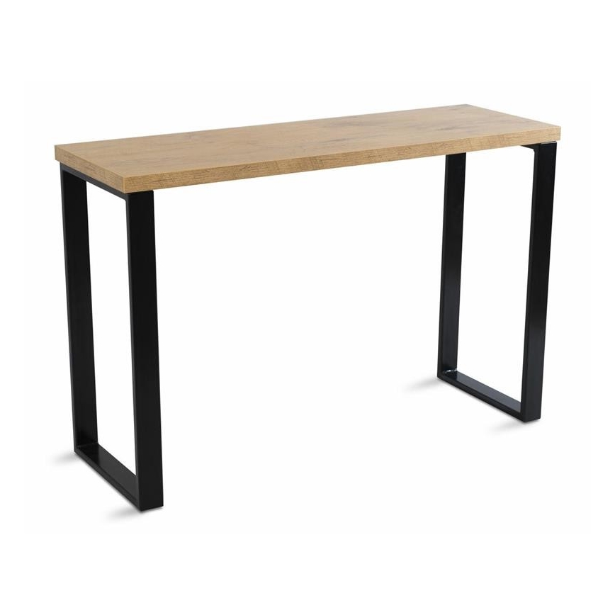Bureau BLAT 120x40 cm noir/marron