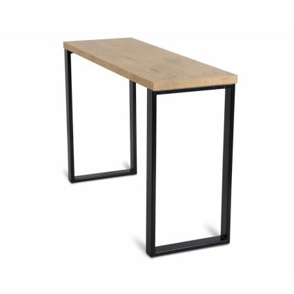 Bureau BLAT 120x40 cm noir/marron