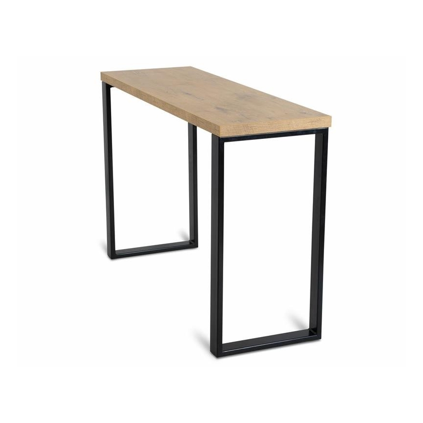Bureau BLAT 120x40 cm noir/marron