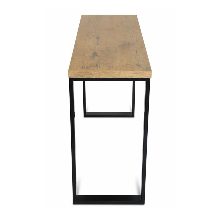 Bureau BLAT 120x40 cm noir/marron