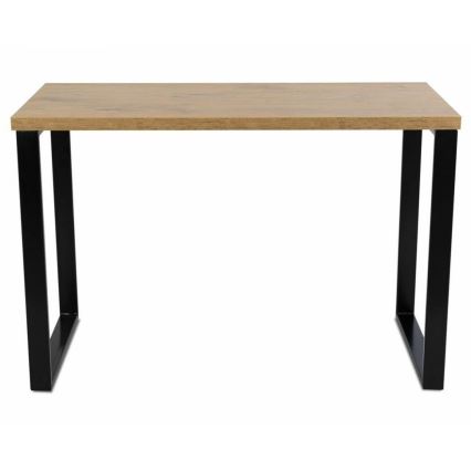 Bureau BLAT 140x60 cm noir/marron