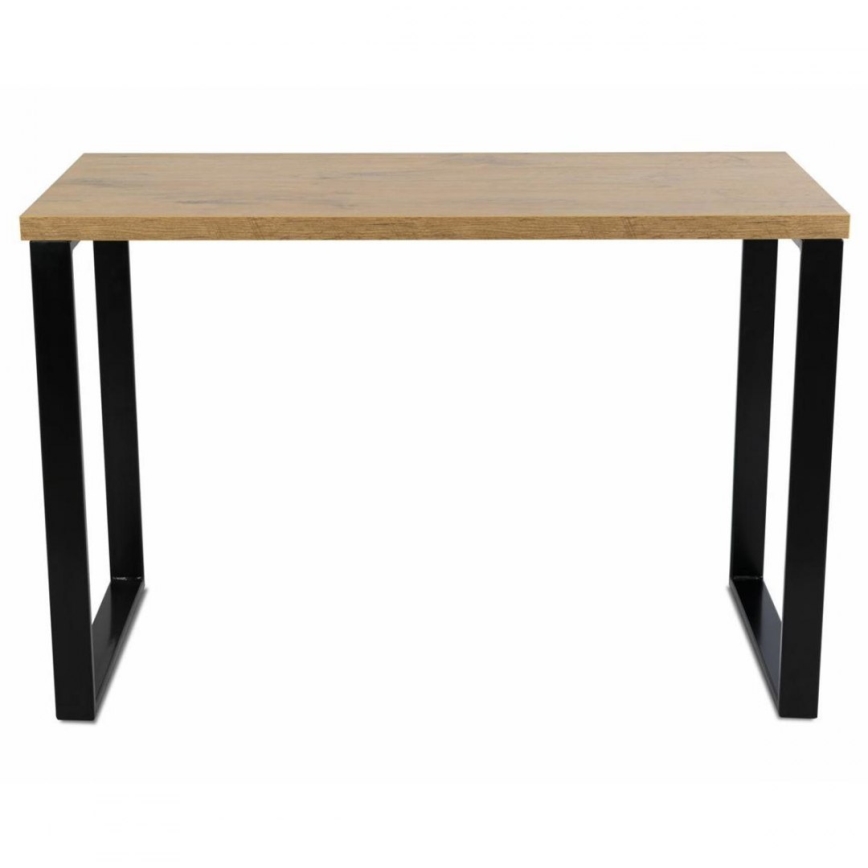 Bureau BLAT 140x60 cm noir/marron