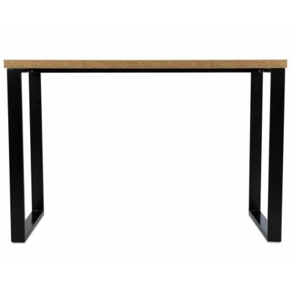 Bureau BLAT 140x60 cm noir/marron
