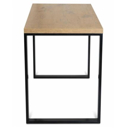 Bureau BLAT 140x60 cm noir/marron