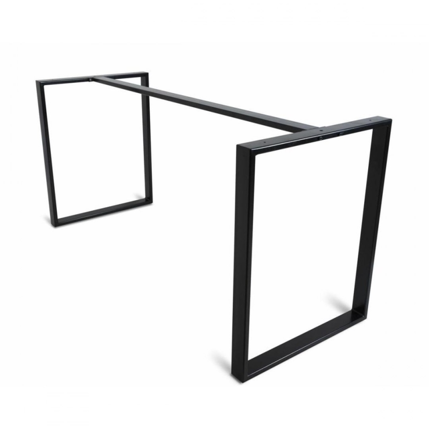 Bureau BLAT 140x60 cm noir/marron