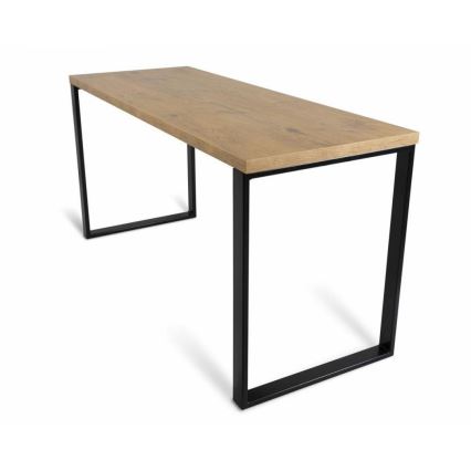 Bureau BLAT 160x60 cm noir/marron