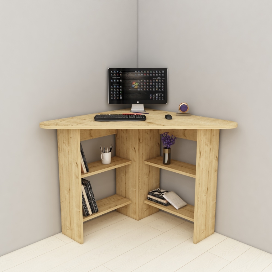 Bureau CORNER 73,8x80 cm chêne saphir