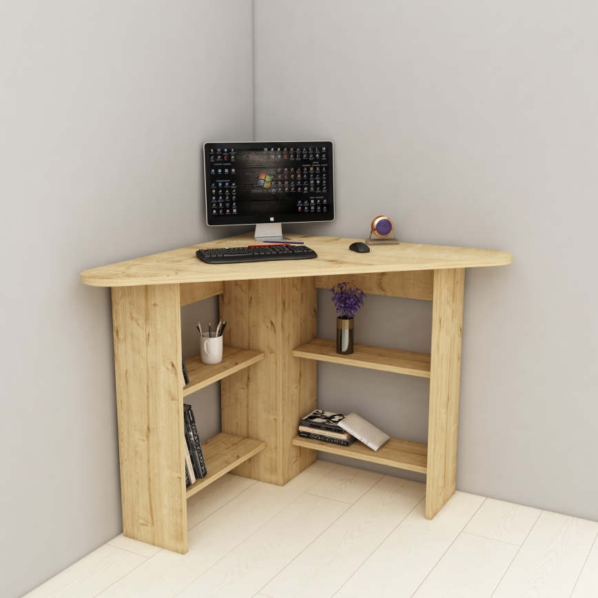 Bureau CORNER 73,8x80 cm chêne saphir