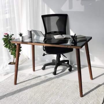 Bureau COZY 73x110 cm pin/noir