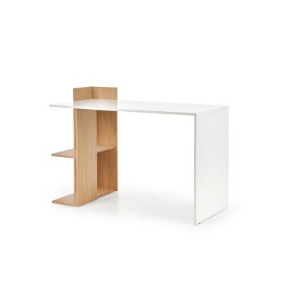 Bureau COZYRA chêne/blanc
