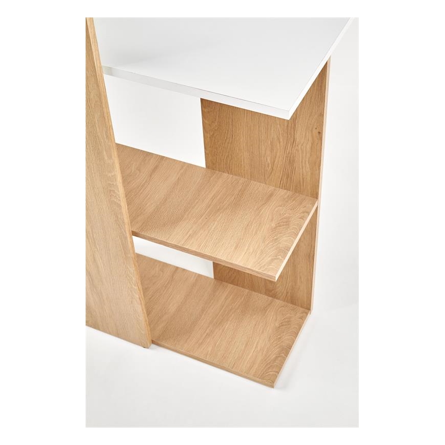 Bureau COZYRA chêne/blanc