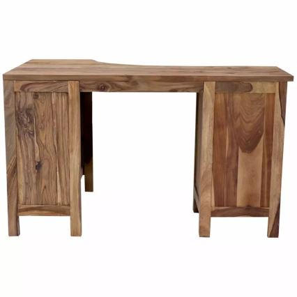 Bureau d'angle RAMI 130x85 cm bois massif/palissandre