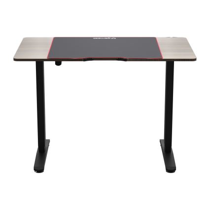 Bureau gaming à hauteur réglable CONTROL 110x60 cm marron/noir