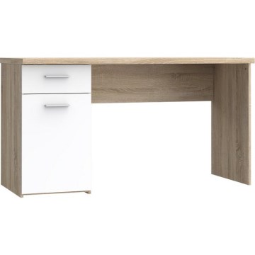 Bureau GINO blanc/chêne Sonoma