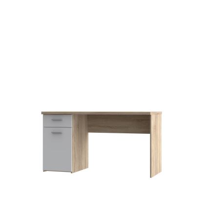 Bureau GINO blanc/chêne Sonoma