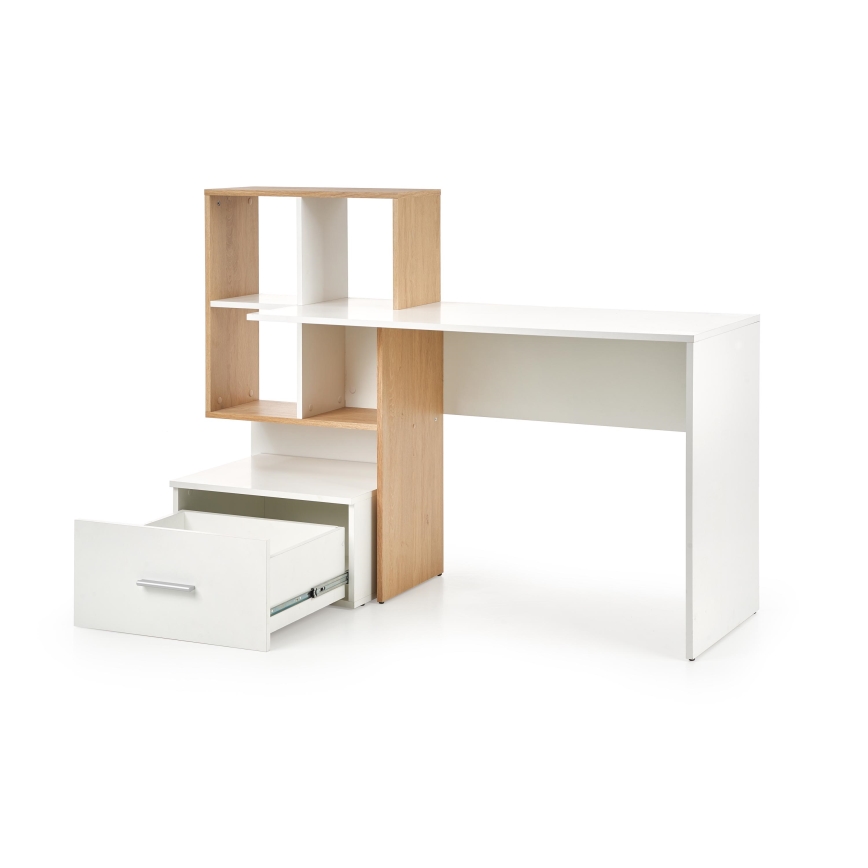 Bureau GORA chêne/blanc