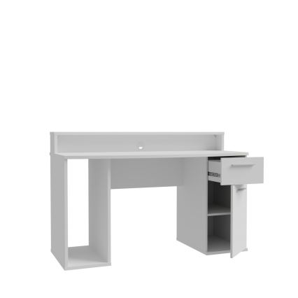 Bureau IVAR avec éclairage intégré, blanc