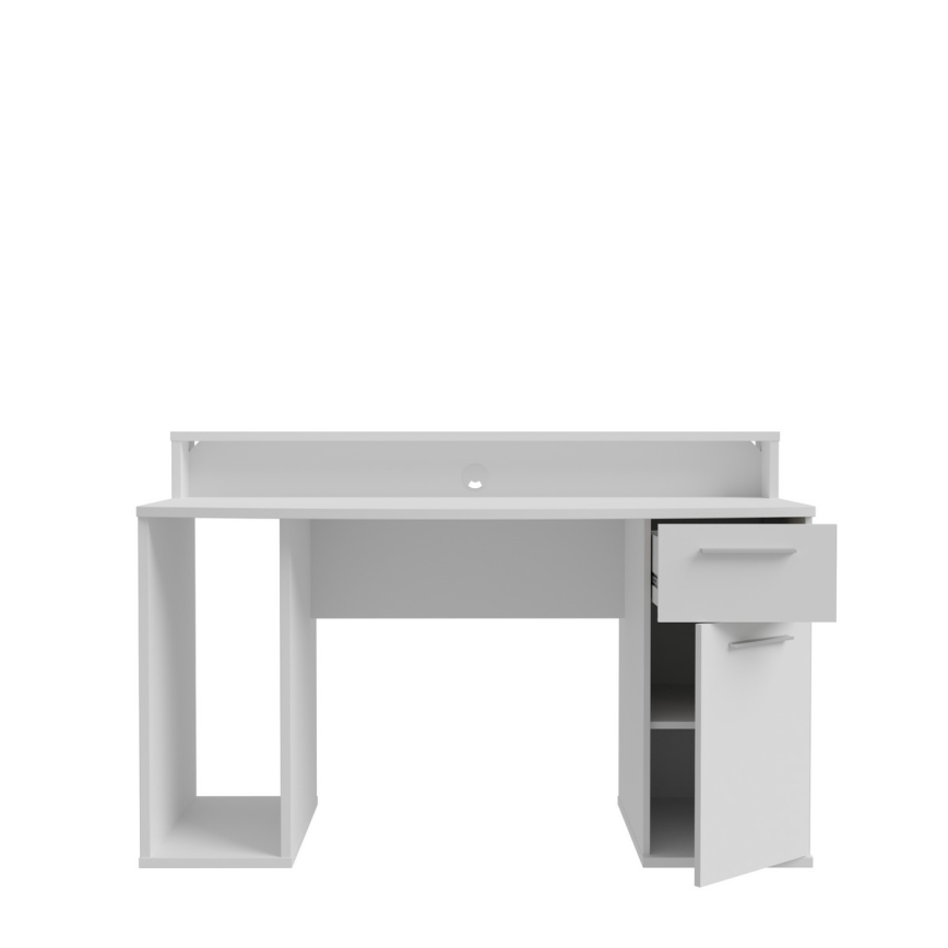Bureau IVAR avec éclairage intégré, blanc