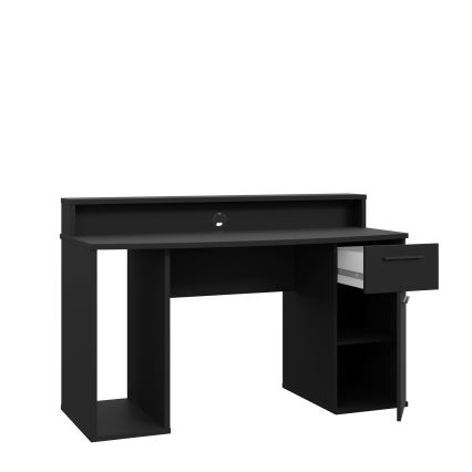 Bureau IVAR avec éclairage intégré, noir