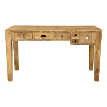 Bureau MANU 135x60 cm bois massif/manguier