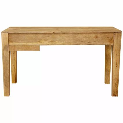 Bureau MANU 135x60 cm bois massif/manguier