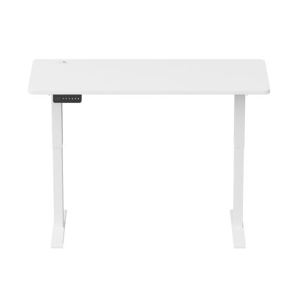 Bureau taille ajustable LEVANO 140x60 cm blanc