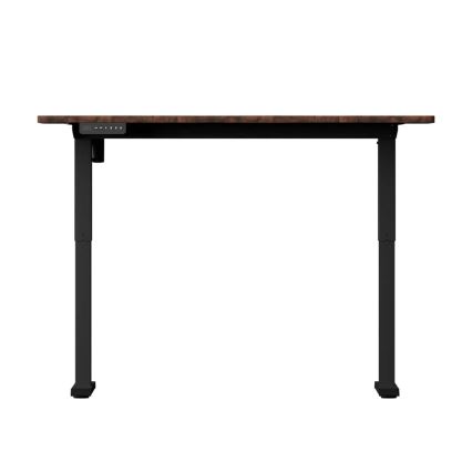 Bureau taille ajustable LEVANO 140x60 cm bois/noir