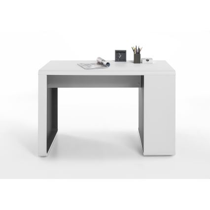 Bureau TEO blanc/anthracite