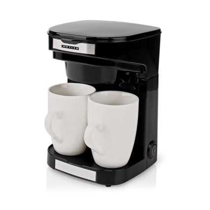 Butler - Cafetière pour 2 tasses 450W/230V noire