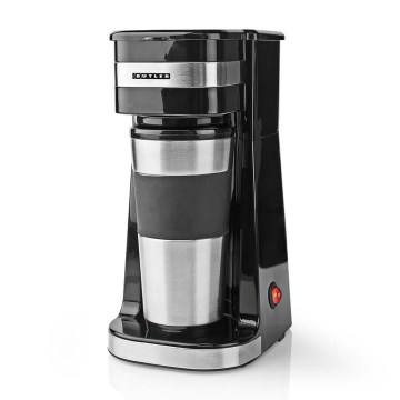 Butler - Machine à café pour une tasse 0,4 l avec gobelet de voyage 750W/230V inox/noir