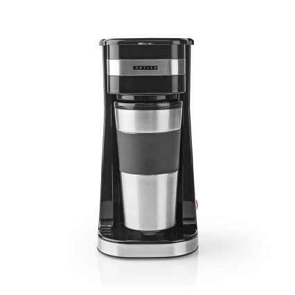 Butler - Machine à café pour une tasse 0,4 l avec gobelet de voyage 750W/230V inox/noir