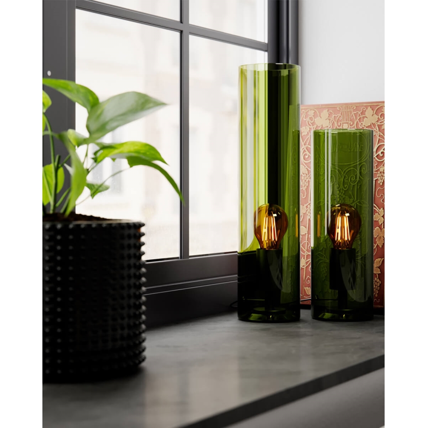 ByRydens - Lampe de table FLAKE 1xE27/8W/230V verte