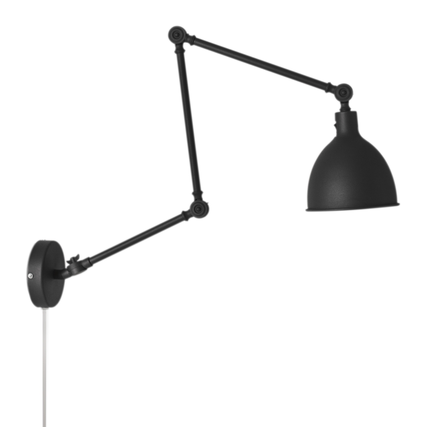ByRydens - Applique murale BAZAR 1xE27/5W/230V noire
