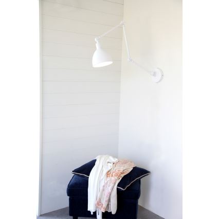 ByRydens - Applique murale à intensité variable BAZAR 1xE27/5W/230V blanc
