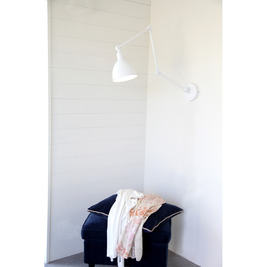 ByRydens - Applique murale à intensité variable BAZAR 1xE27/5W/230V blanc