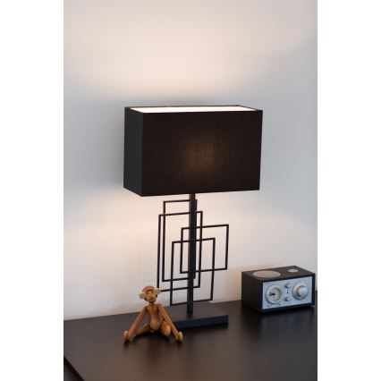 ByRydens - Lampe de table PARAGON 1xE27/5W/230V noire