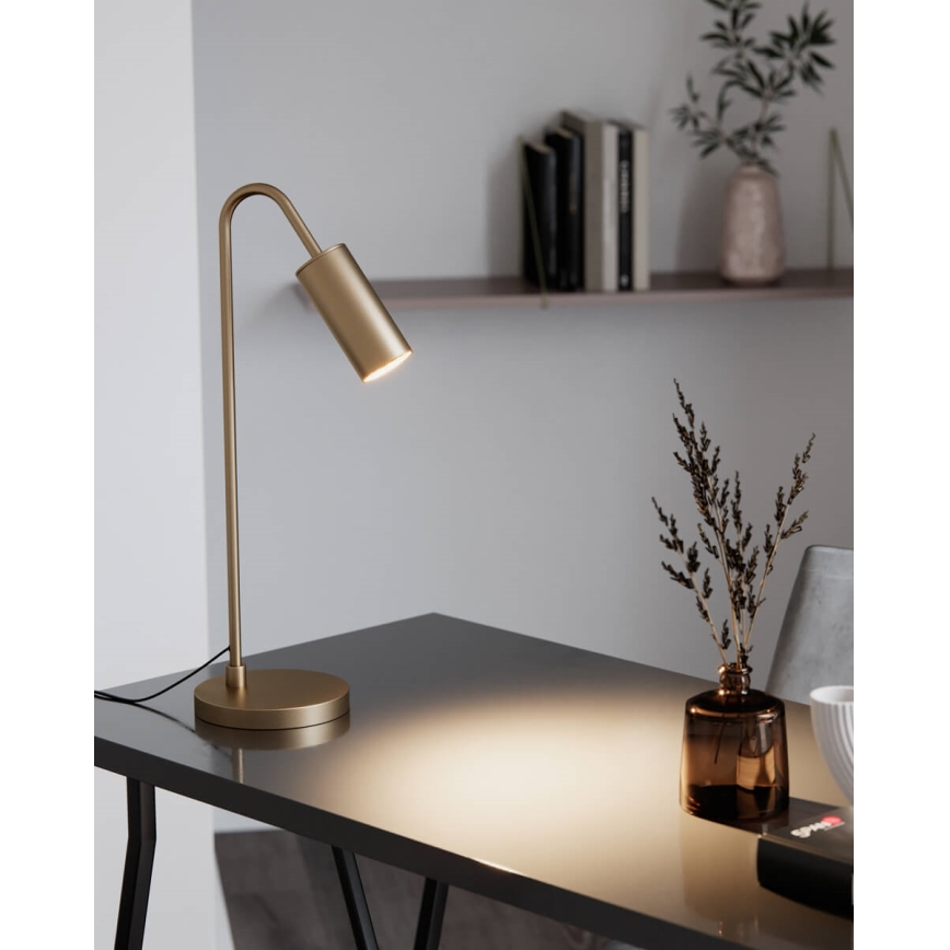 ByRydens - Lampe de table CURVE 1xGU10/7W/230V dorée