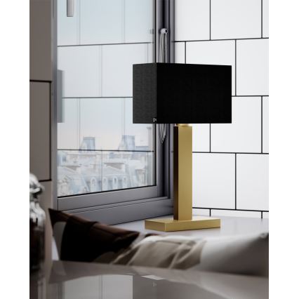 ByRydens - Lampe de table PRIME 1xE27/5W/230V noire/dorée