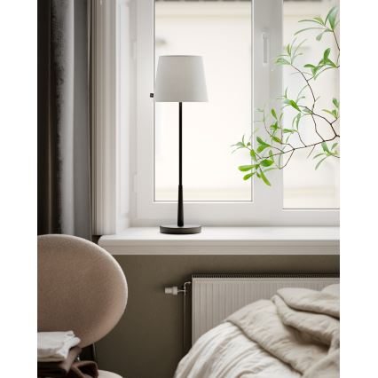 ByRydens - Lampe de table LUMI 1xE27/8W/230V blanc/noir 68,5 cm