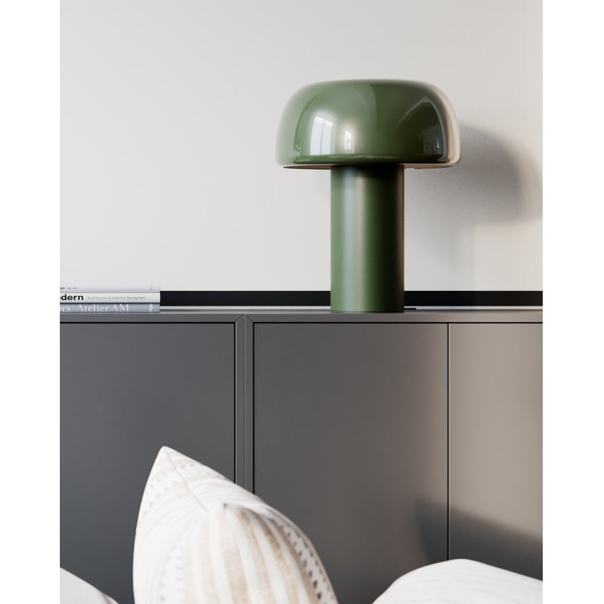 ByRydens - Lampe de table LEAN ON ME 1xE27/8W/230V verte