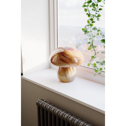 ByRydens - Lampe de table MIRA MUSHROOM 1xE27/8W/230V marron