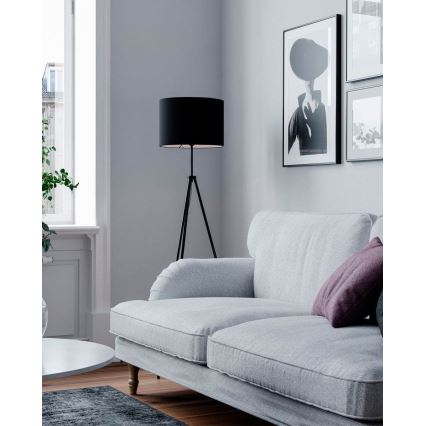 ByRydens - Lampadaire RINA 1xE27/5W/230V noir