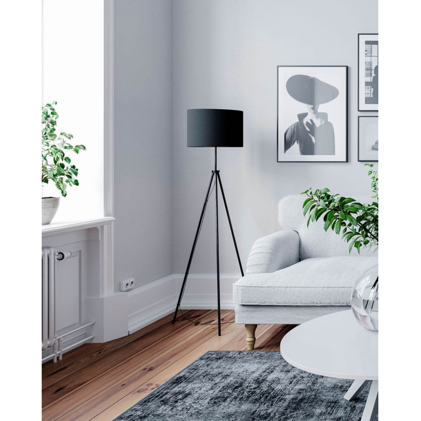 ByRydens - Lampadaire RINA 1xE27/5W/230V noir